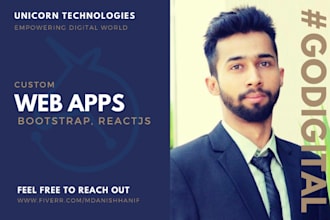 do frontend web dev using bootstrap or react