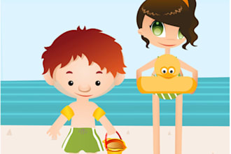 make cute and simple mascot cartoon illustartion chibi character avatar