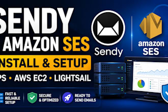 install sendy on vps, AWS ec2 or lightsail with amazon ses setup