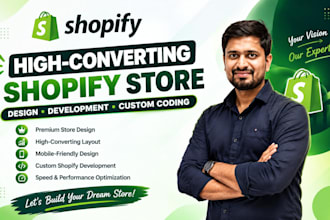 create a high converting shopify store for your brand