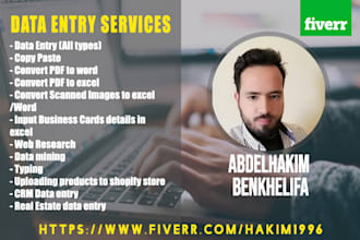 take on your tedious data entry projects