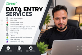 be your reliable data entry operator