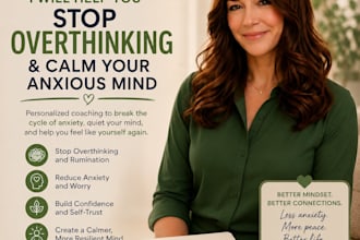 show you how to calm your anxious mind and stop overthinking