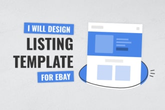 design responsive ebay listing template