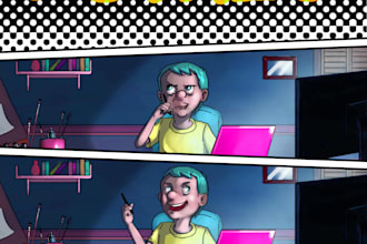 make comicbook in any style