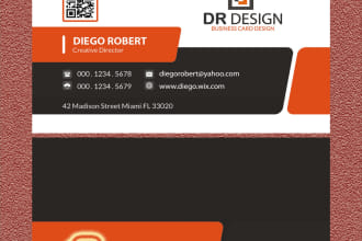 design Minimalist and  unique Business Card within 24 hours