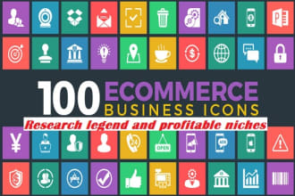 research and find legend profitable ecommerce niche to market on ebay, amazon