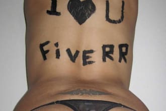write your message on my sexy naked back and send its 3 high resolution photos