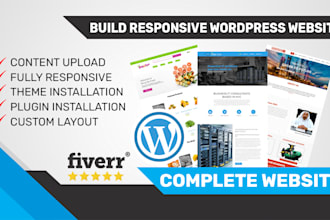 build responsive wordpress website
