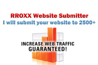 submits your website or blog to 2500 plus websites