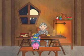 draw children story book illustrations