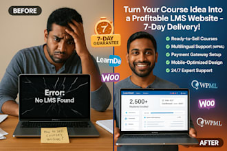 create a learndash lms website with wpml and woocommerce payments