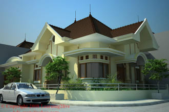 create objects , interior and exterior and MS office work