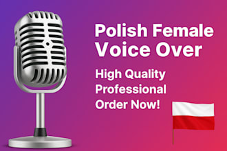be your polish female voiceover
