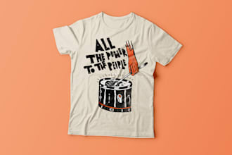 create original and trendy artwork for your t shirts