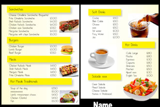 design a fantastic menu