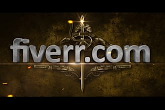make the three musketeers movie style video INTRO to promote websites or Book
