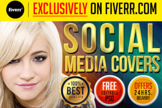 create amazing social media cover and post