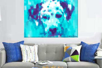 to paint an impressionistic portrait to your pet