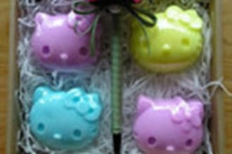 send you 2 handmade Hello Kitty Soap Bars