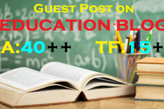 do guest post in da 40 education blog
