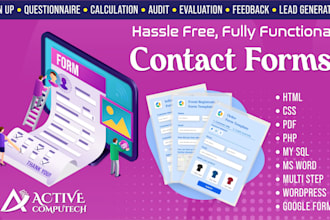 create a contact form