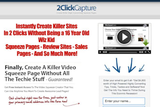 give You Access To My System To Create Unlimited Sales Pages and Lead Capture Pages To Promote Your Business