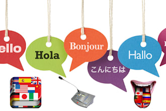 translate your document from various languages to English