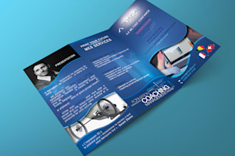 design creative flyer, brochure, poster or restaurant menu