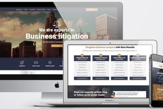 create complete professional website