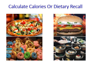 calculate calories of food