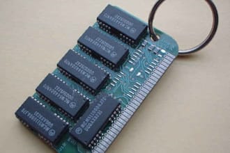 send you a genuine memory chip keyring