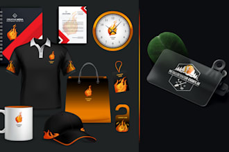 do logo with business card, letterhead, and stationery items