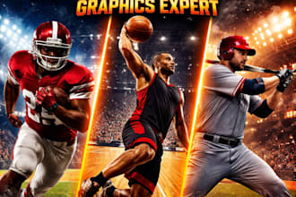 design stunning ai powered sports and event flyers, graphics