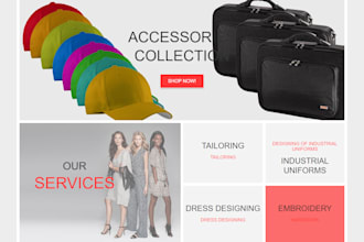 make responsive and attractive website