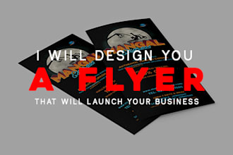 design you an amazing flyer