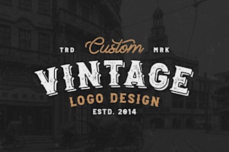 design a premium vintage logo and heritage badge