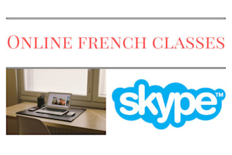 teach you French via Skype