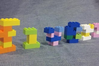 build any name out of LEGOs