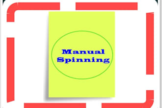 do a manual spin on 2 of your articles up to 500 words each