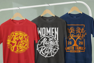 design a clean t shirt for merchandise clothing brand or any