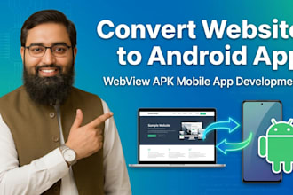 convert website to android app webview apk mobile app development