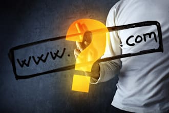 make a domain name reserach for you