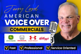 record an american male voice over
