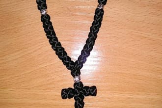 orthodox Christian crosses and rosaries icons