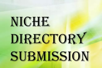 niche directory submissions manually