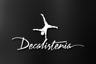 design an attractive signature or cursive logo with source file