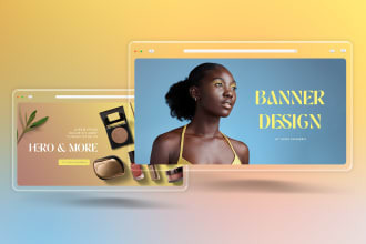 create beautiful website banner ads
