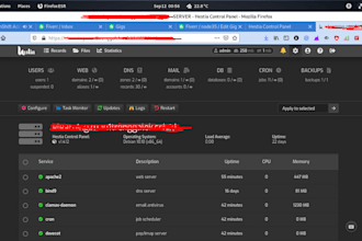 setup cyberpanel, cwp, hestiacp, vestacp, webuzo and firewall