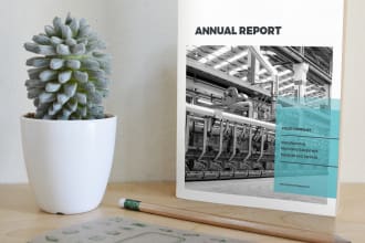 design amazing book formatting and layout, annual report, or corporate brochure